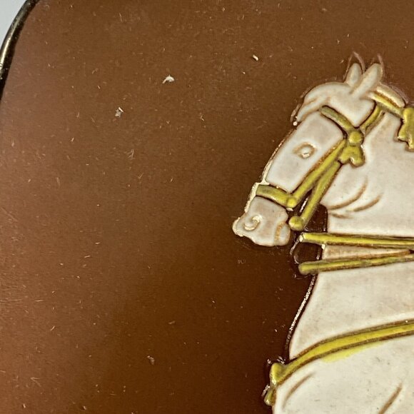 VTG Spanish Riding School Porcelain Plaque Lipizzan Horse Rider Levade Austria - Picture 4 of 15